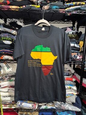 Vintage 1989 African Color Meaning Shirt Size Xl